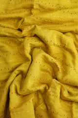 Fabrics - Chanderi embroidery kurti fabric