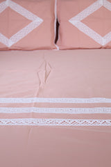 Bedsheets - Premium designer king bedsheets dd lace