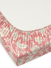 Bedsheets - Fitted Queen premium soft cotton bedsheet Digital print DD primary