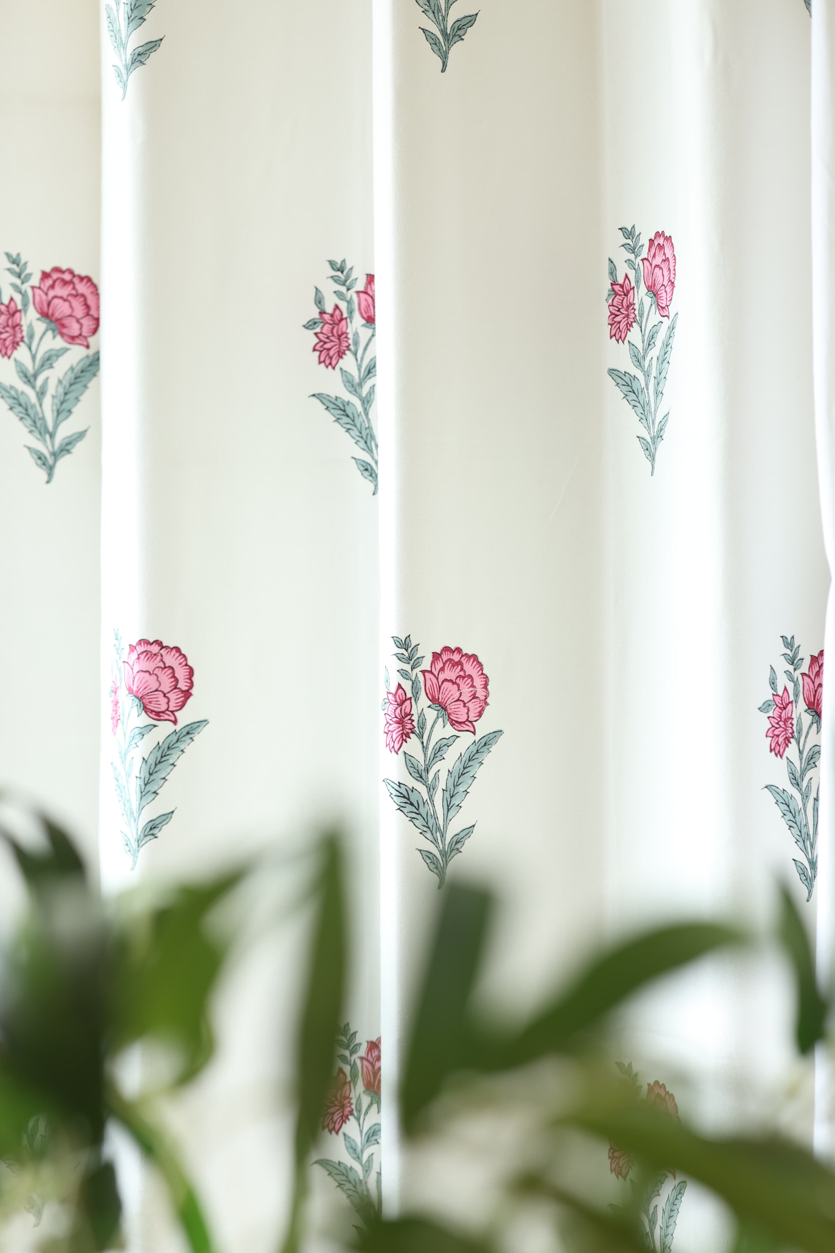 Curtains - Handblock printed curtains