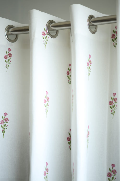 Curtains - Pink Meadow curtains