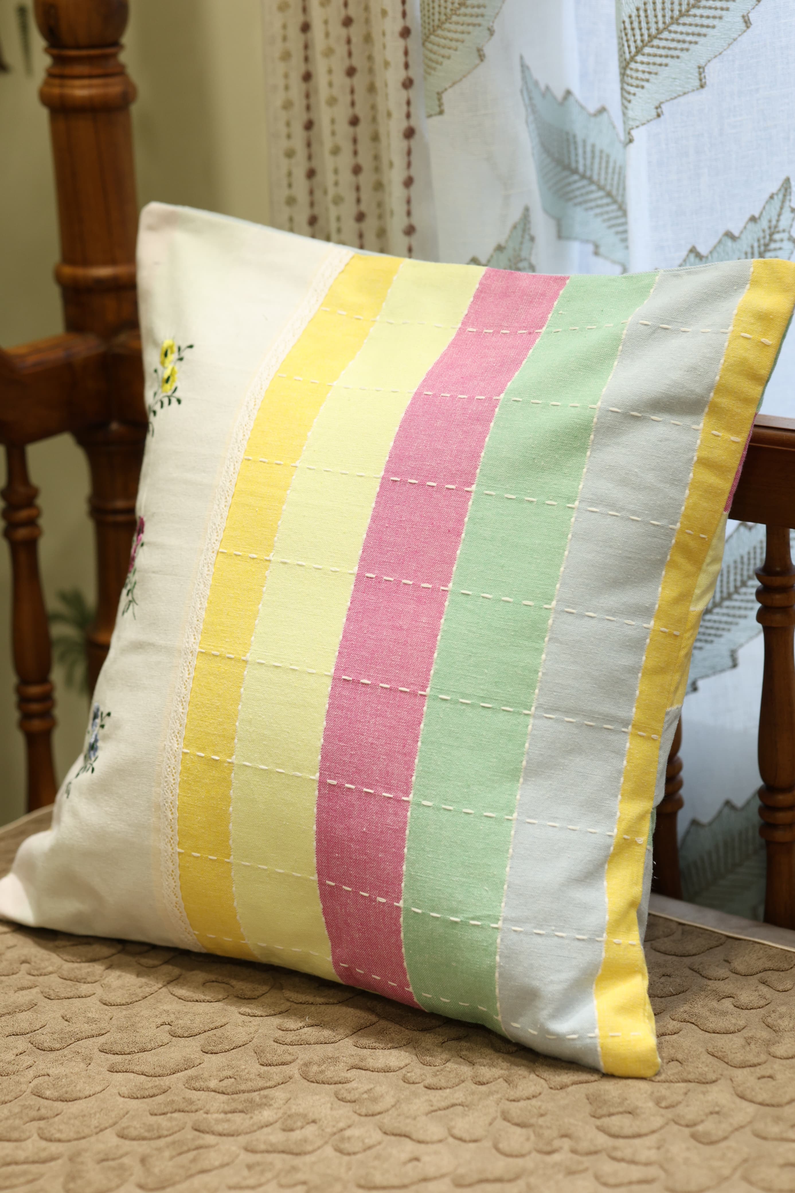 Cushion covers - 16*16 inches  embroidery