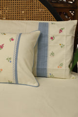 Bedsheets - Queen premium Machine Embroidery Bedsheet multi