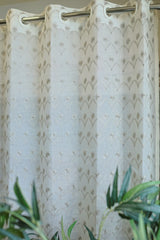 Curtains -Premium embroidered sheer curtain