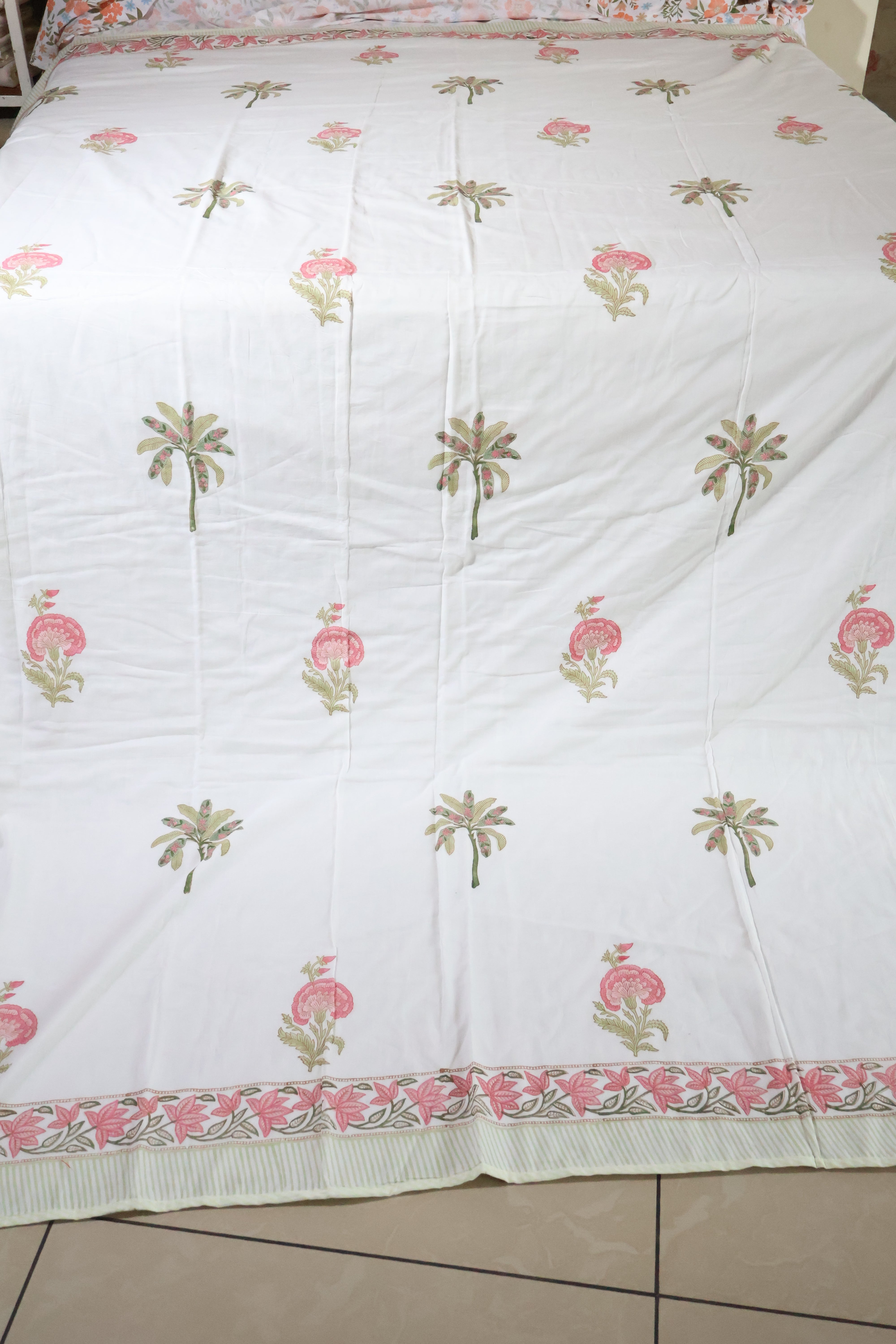 Double dohar / Blanket - Mughal handblock print