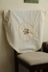 Chair back / sofa back - cross stitch embroidery 5 seater Cottage Rose Collection