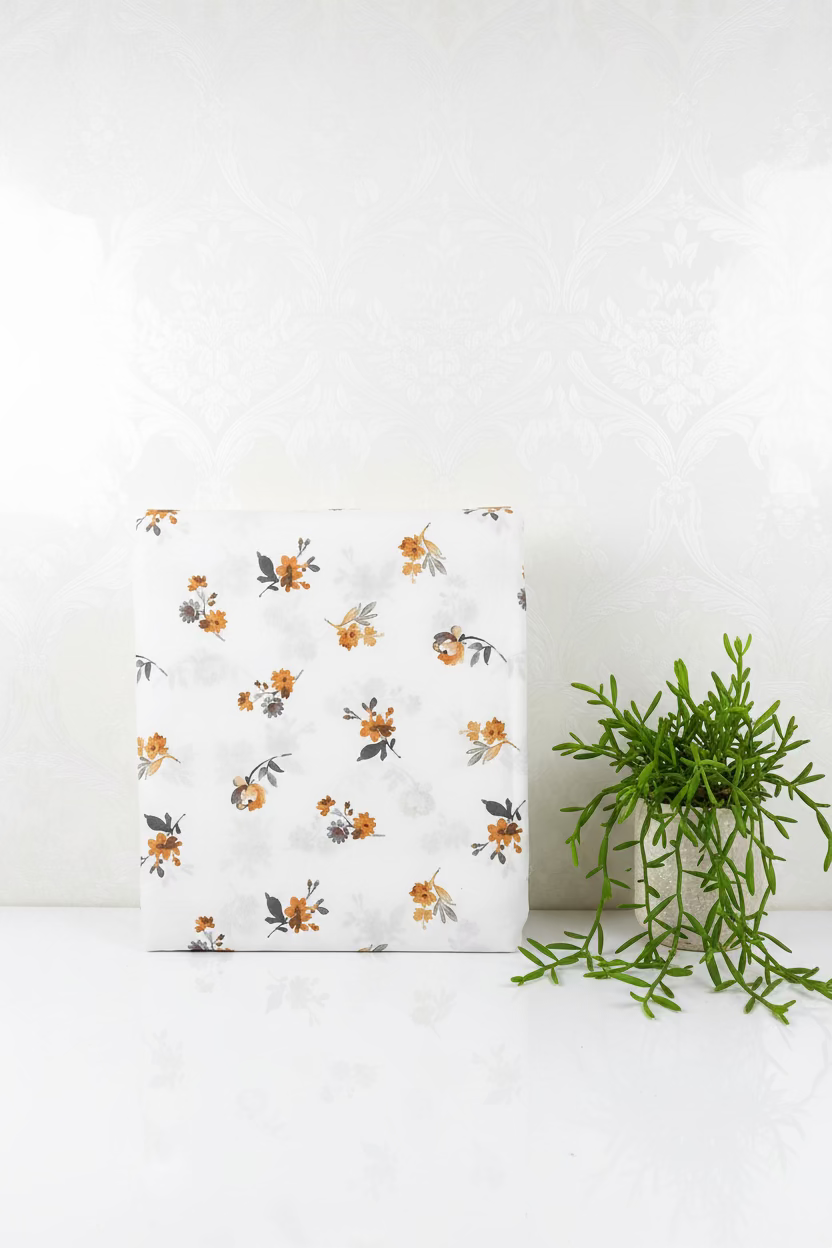 Bedsheets - Queen premium soft cotton bedsheet Digital print DD (vatika) 2.29*2.74 mtr