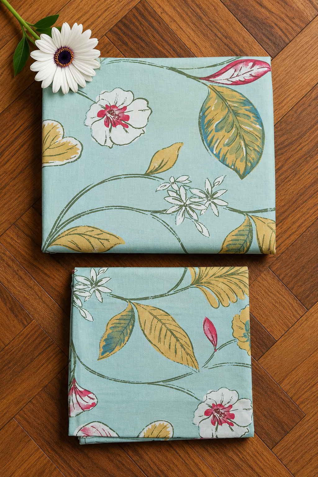 Bedsheets - King premium soft cotton bedsheet Digital Print DD (Jashn)