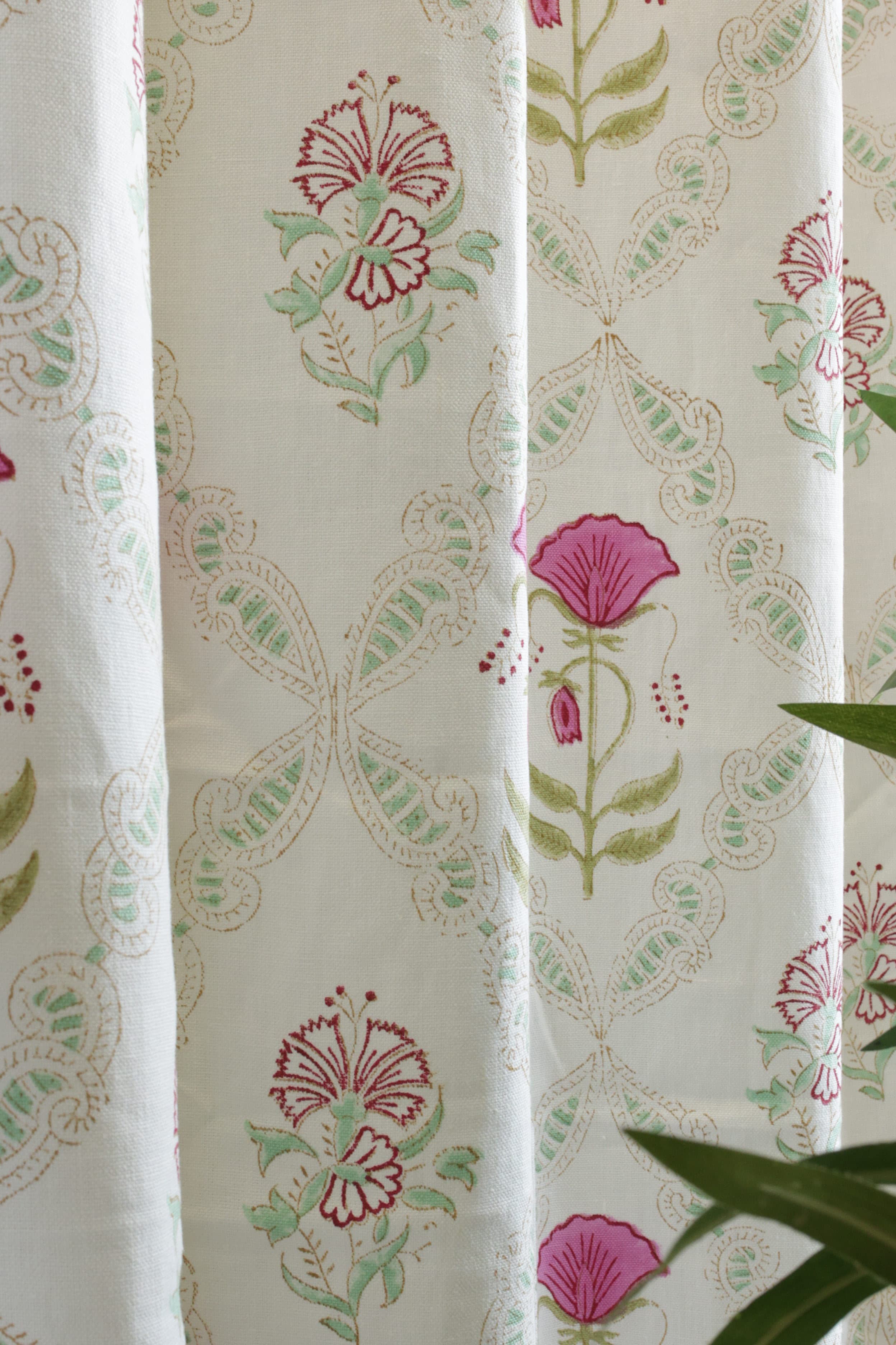 curtains-Handblock printed curtains