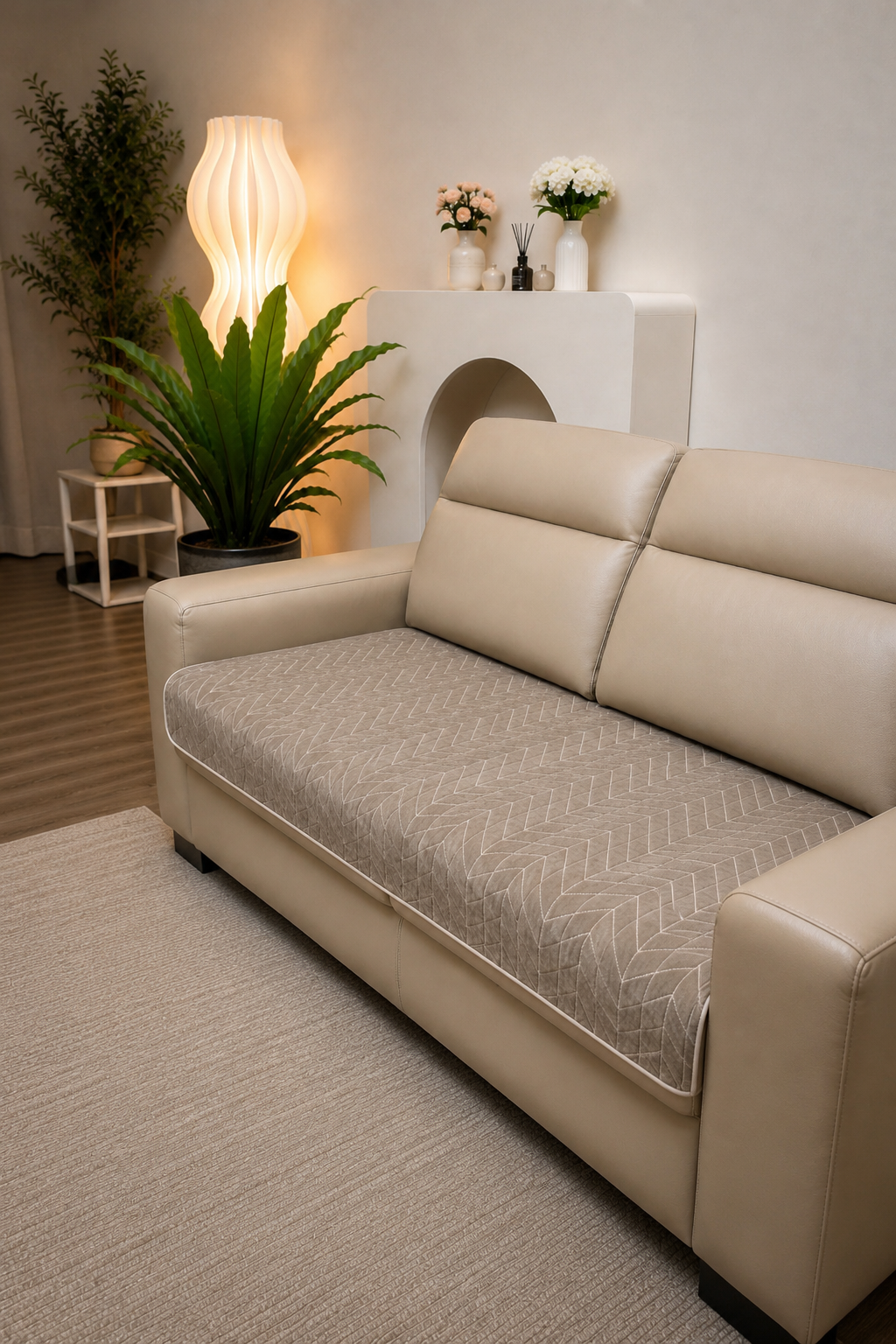 Sofa protector ( meter per) description 𝗔𝗻𝘁𝗶 𝗦𝗸𝗶𝗱