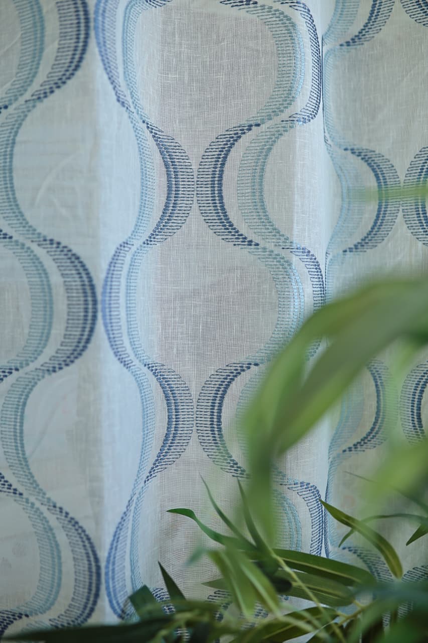 Curtains -Premium embroidered sheer curtain