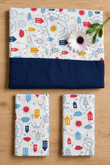Bedsheets-Queen daily use border bedsheets