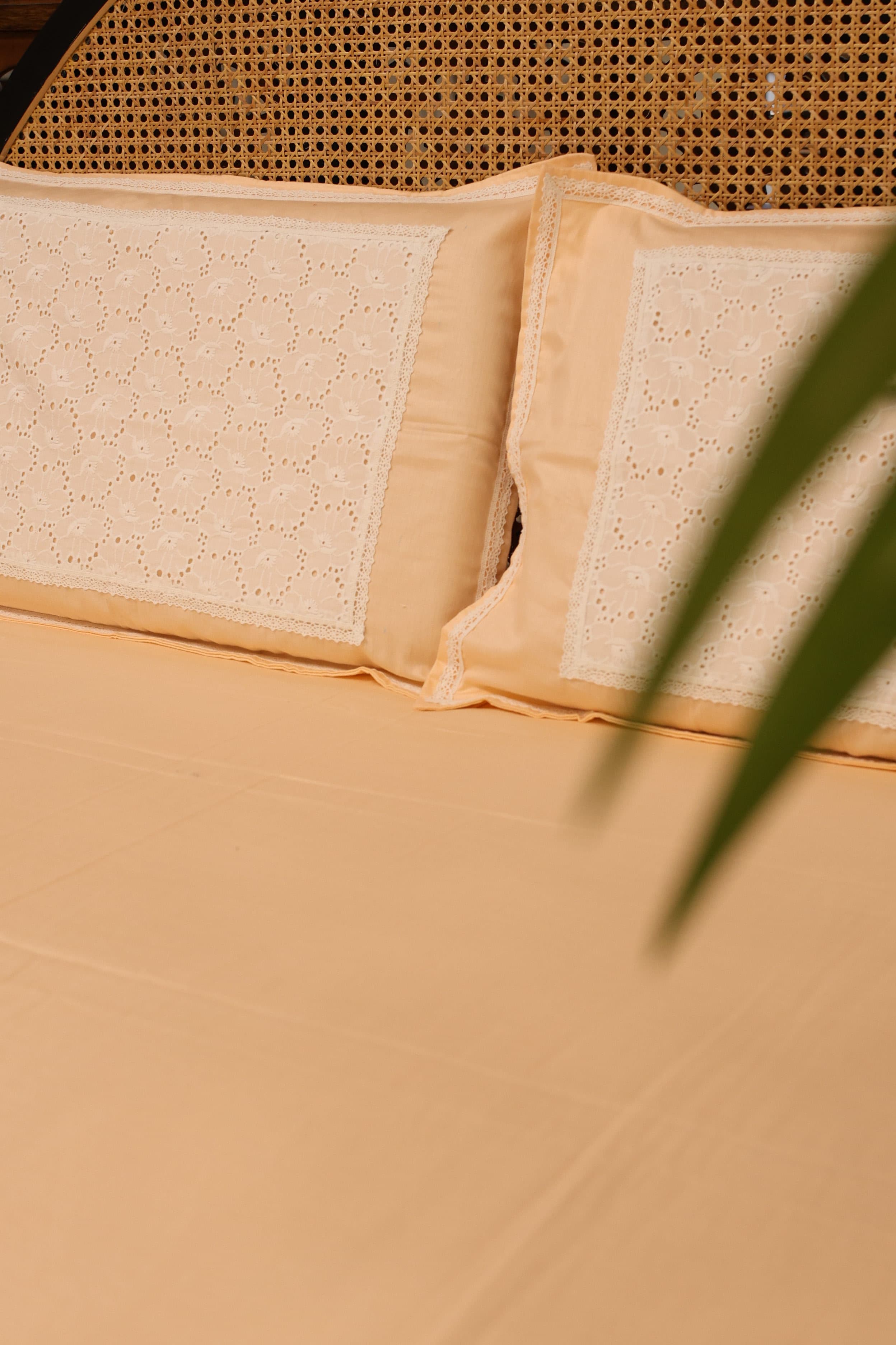 Bedsheets - Premium designer king bedsheets dd lace