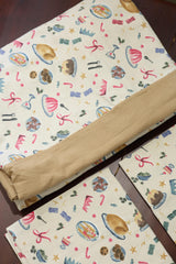 Bedsheets - Queen daily use border bedsheets