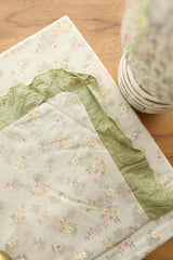 Bedsheets - Premium King soft cotton lace bedsheets majestic