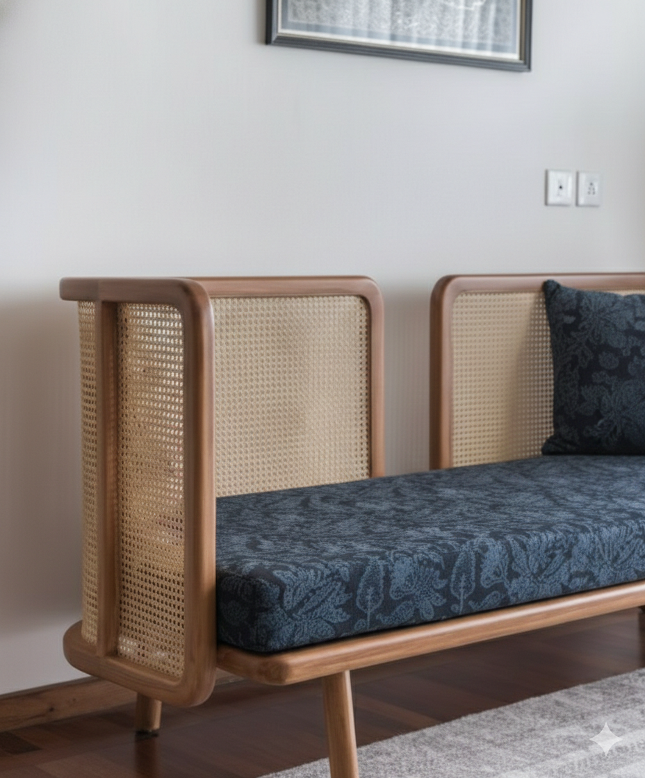 Upholstery fabrics -Ajrakh(Bagru)