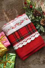 Towels Embroidery Turkey towels Xmas edition