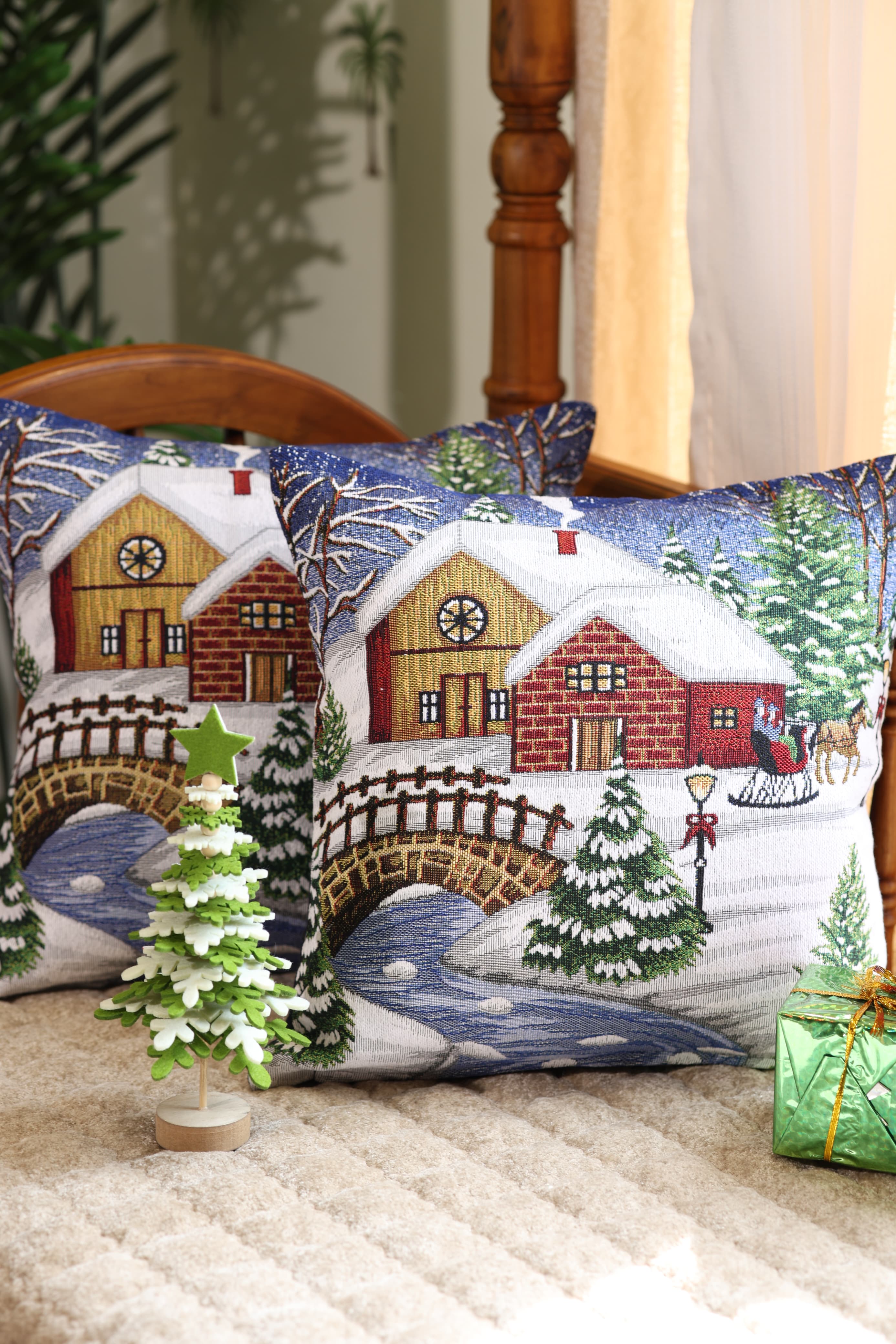 Cushion covers - Xmas edition jacuard