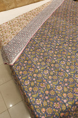 Double dohar / Blanket - Mughal handblock print