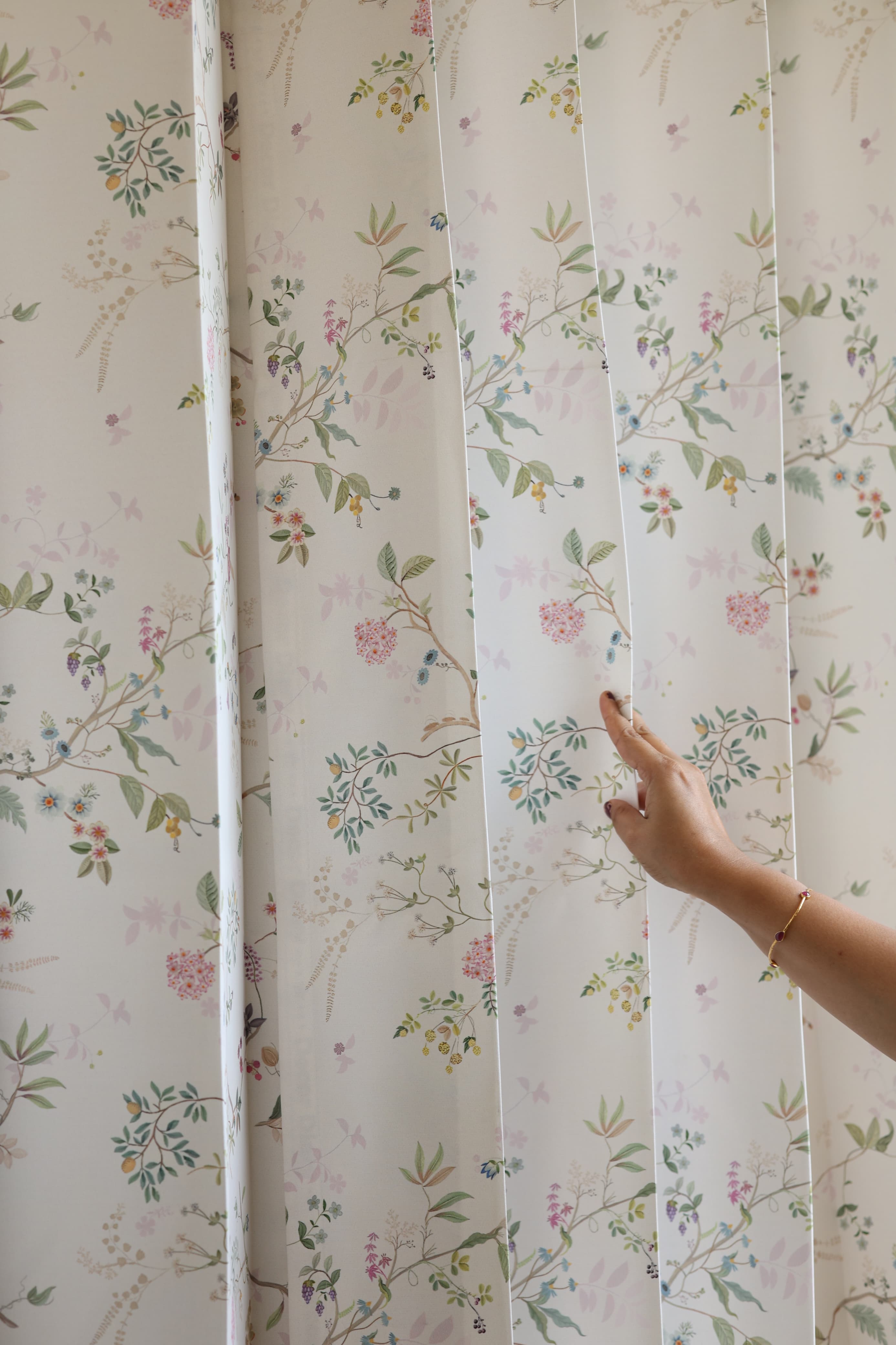 E3 Curtains - English Floral series opaque curtains - E 3