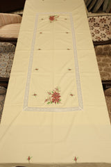 Table cloths - 8 seater cross stitch embroidered