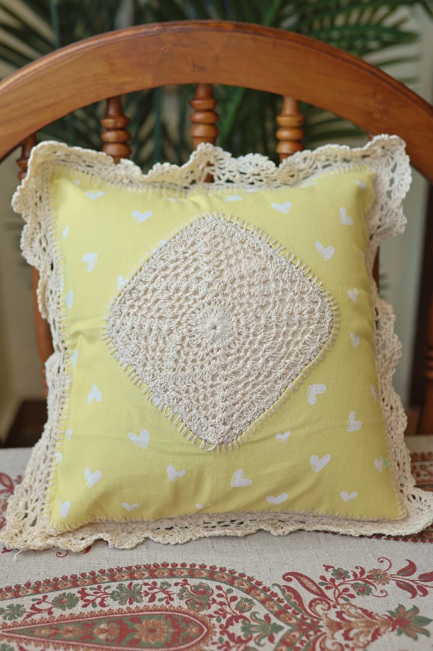 Cushion covers - crochet cushion covers Size : 12*12 Inches