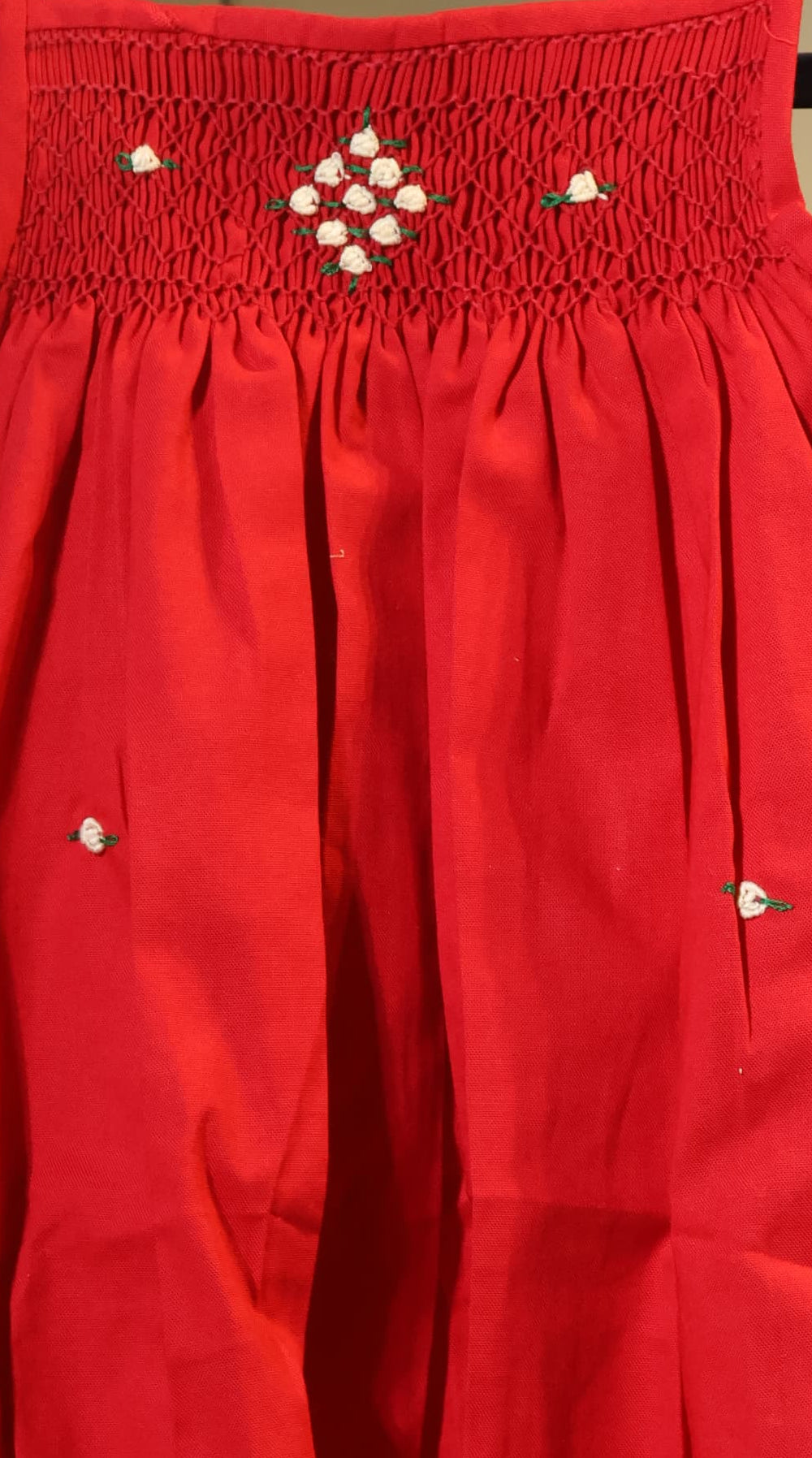 Kids smocked dress 18-24 months Xmas