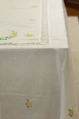 Table cloths - 8 seater cross stitch embroidery