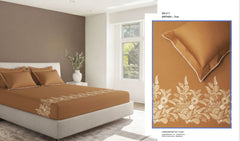 Bedsheets - King Premium machine embroidery bedsheets Sansaar : Saembro (Ench)