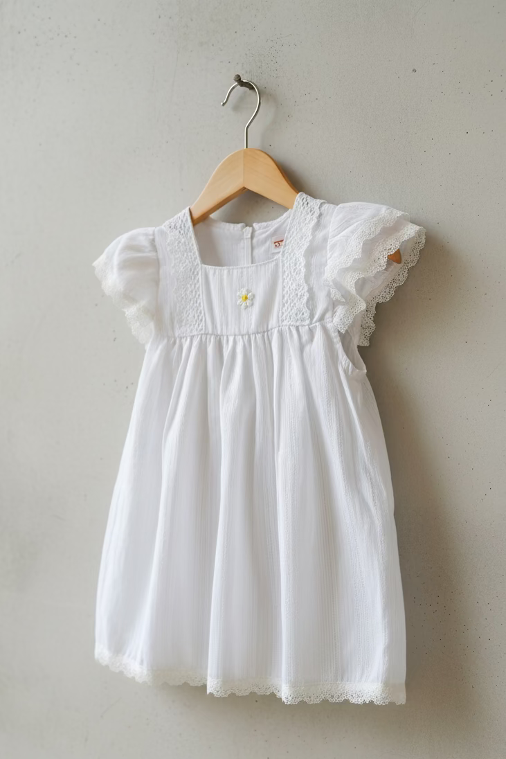 Kids smocked dress 6-10 months