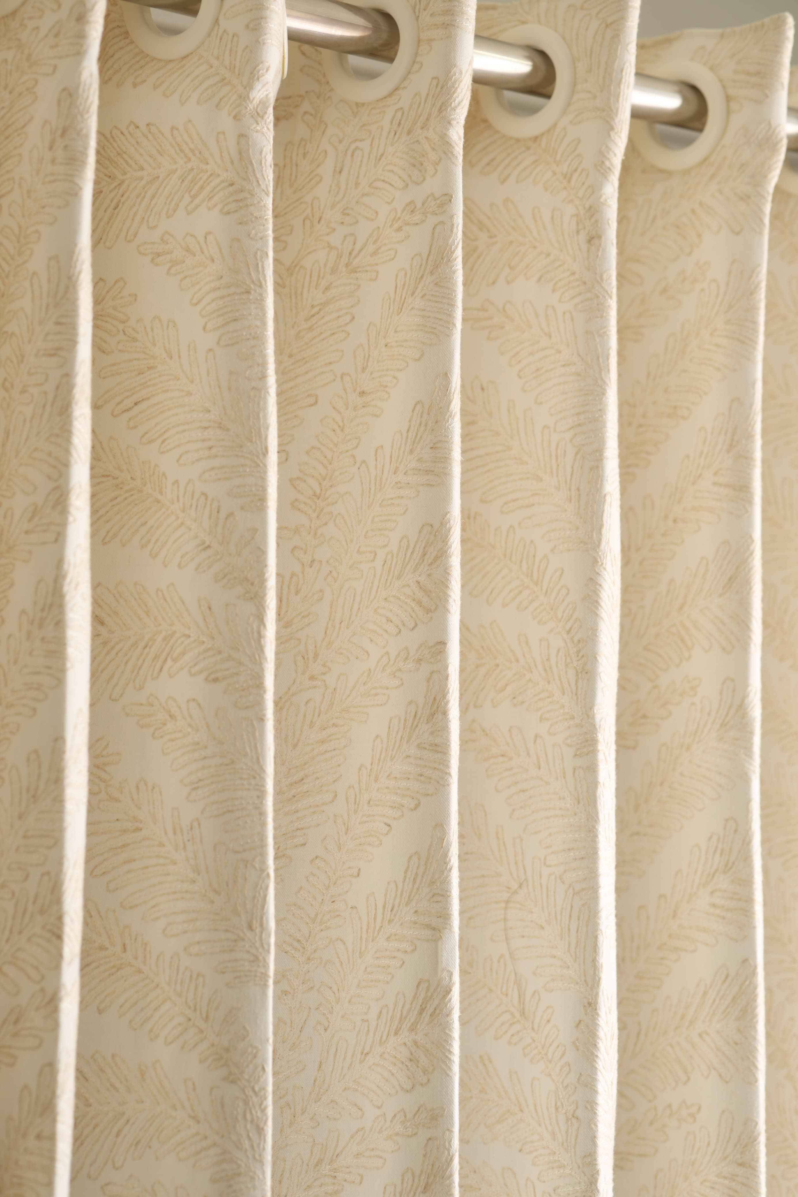 Curtains - Premium embroidery opaque curtains Naturalia Prebooking