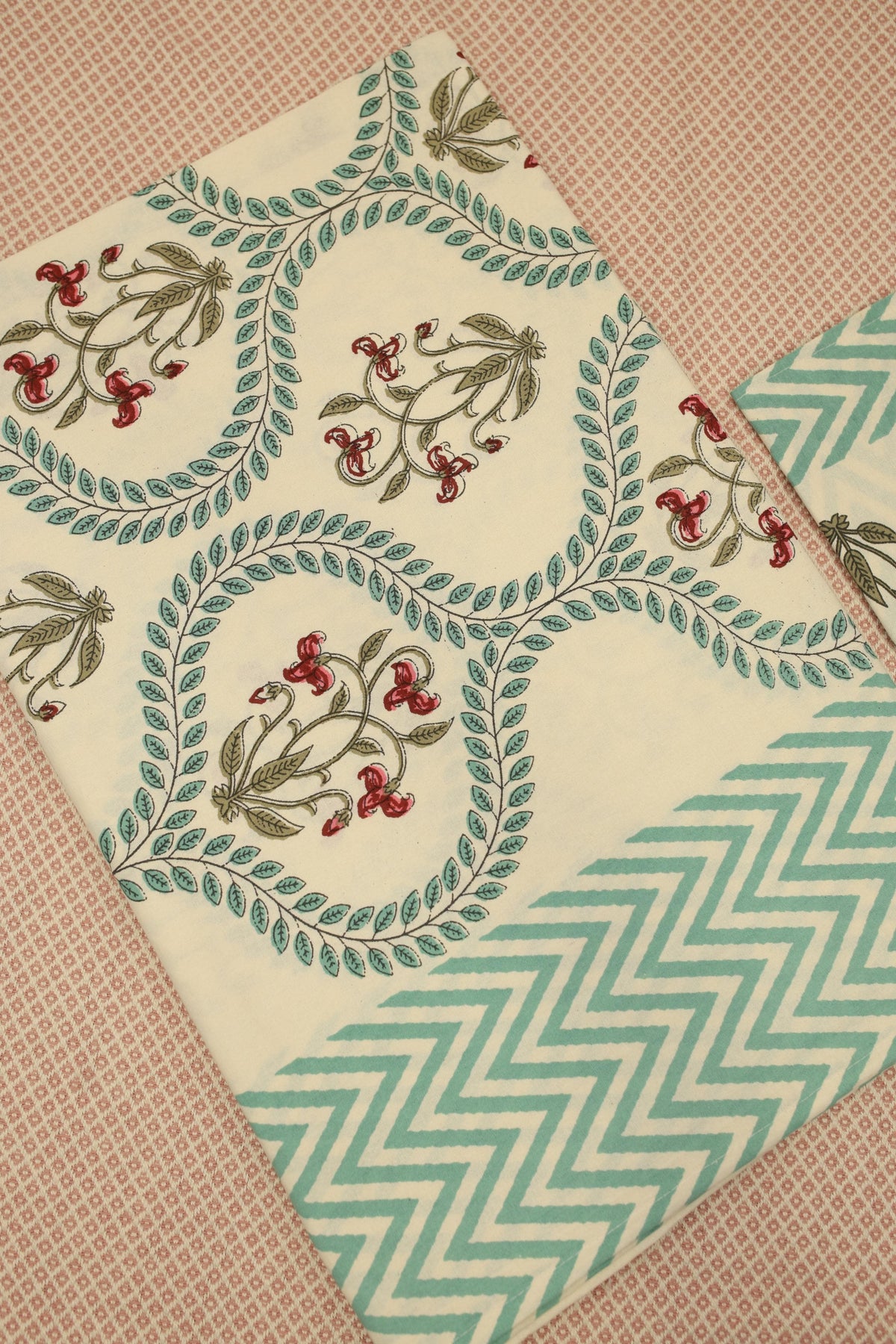 Bedsheets - Handblock print queen bedsheets Diwali sale