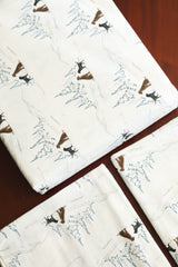 Vintana King Size Soft Cotton Flannel Bedsheet Set