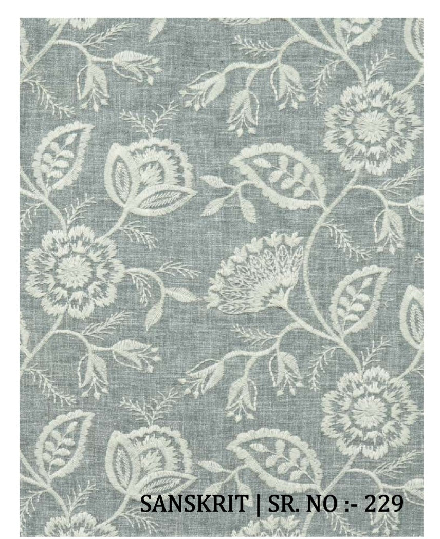 Fabric only Curtains -Premium embroidered designer curtains opaque