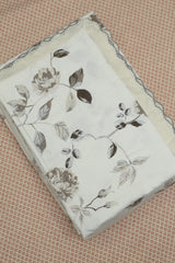 Bedsheets - King soft cotton lace bedsheets majestic Ziva