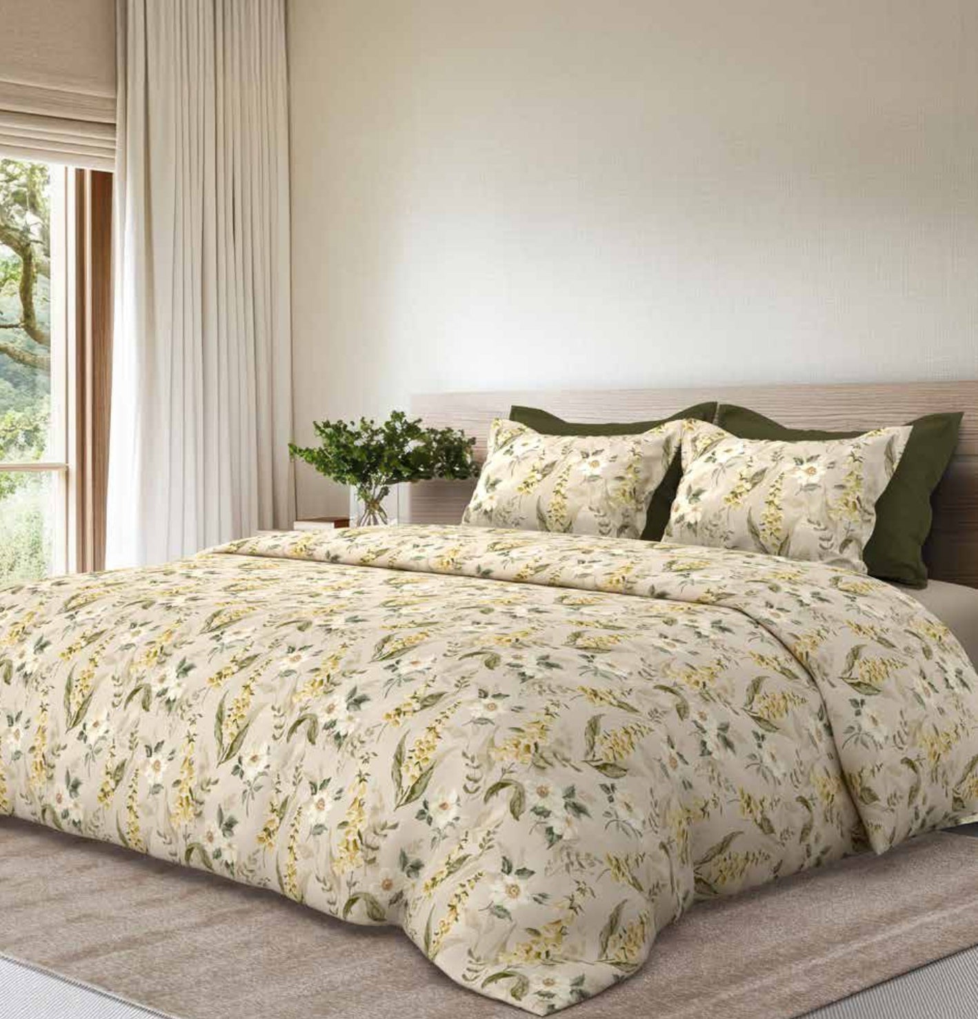 Bedsheets - king bedsheet set - premium soft cotton digital print Impressions