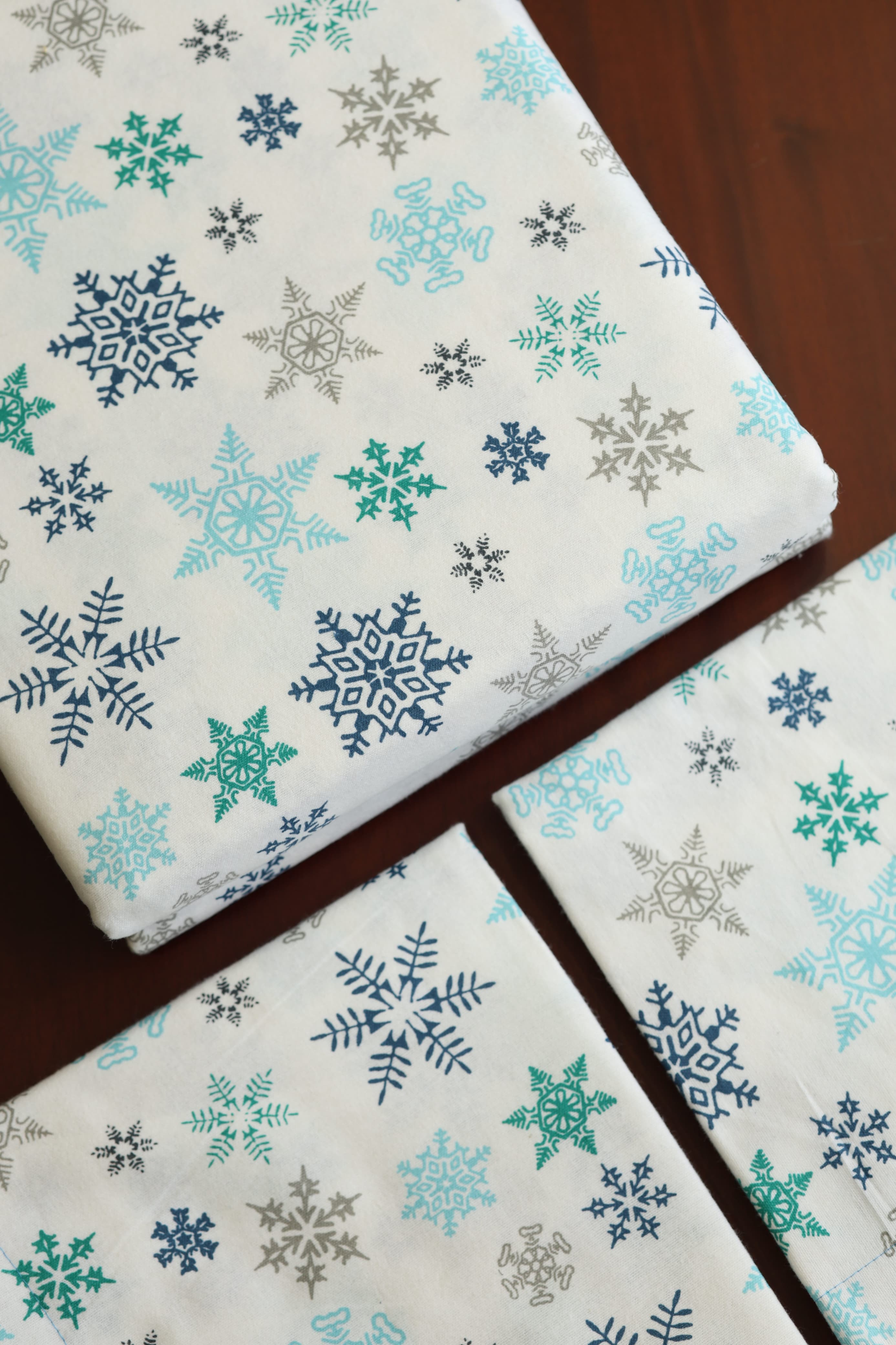 Vintana King Size Soft Cotton Flannel Bedsheet Set