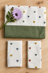 Bedsheets-Queen daily use border bedsheets