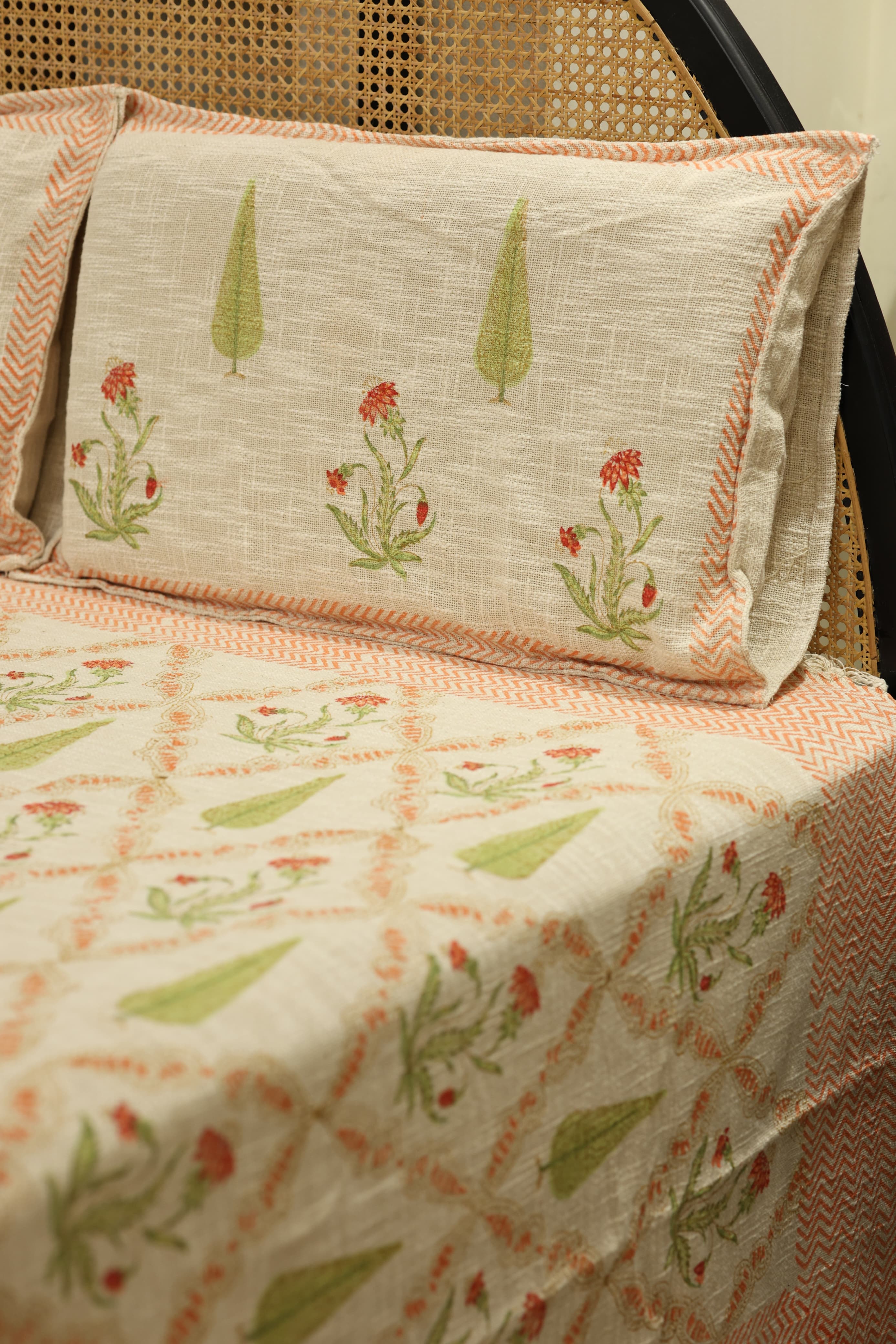 Spread : Handblock Jute Bedspread