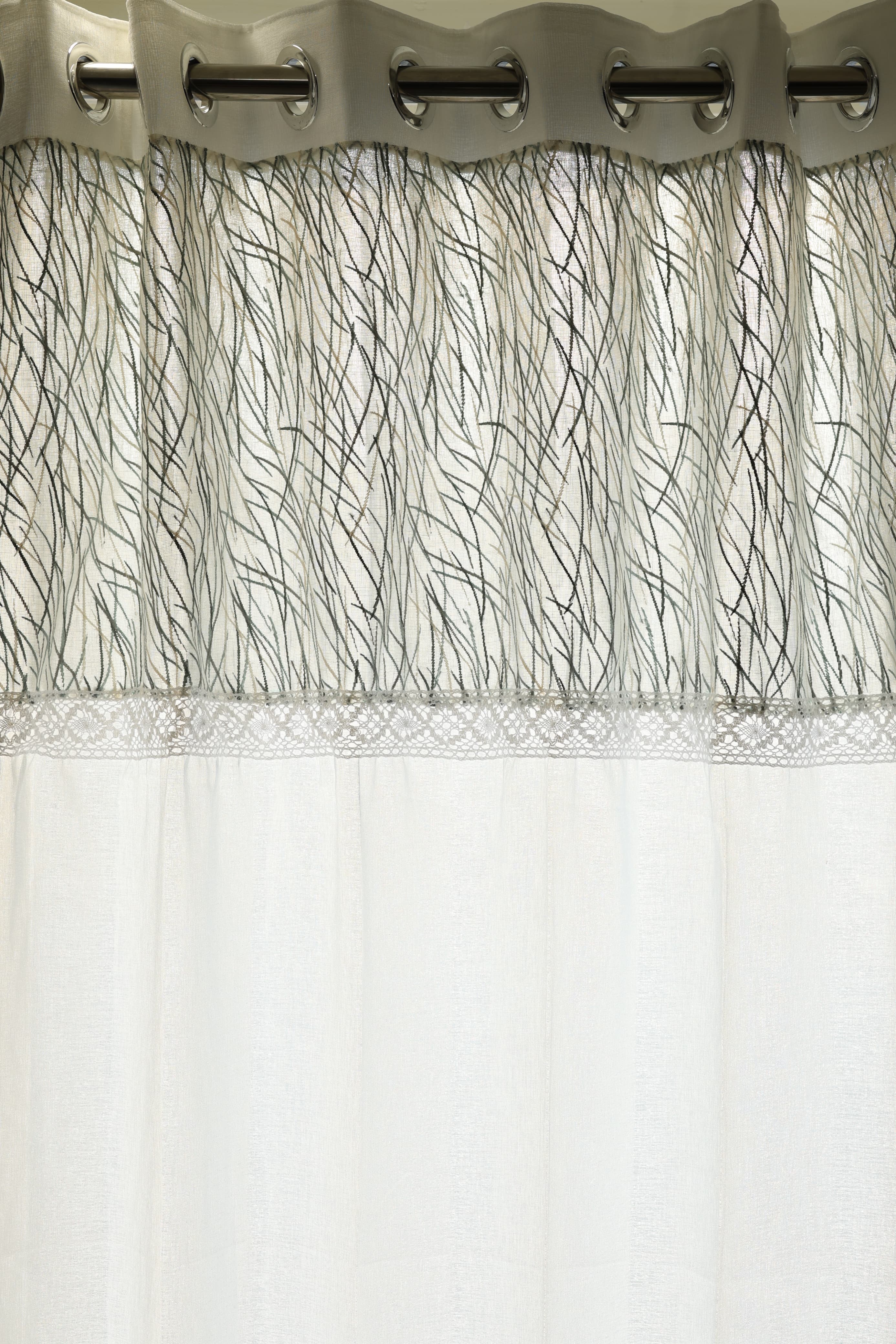 Curtains-Premium embroidery designer sheer curtains prebooking (description )