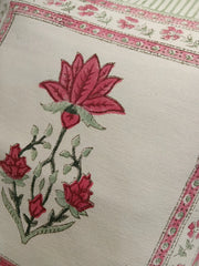 Handblock cushion cover|16×16