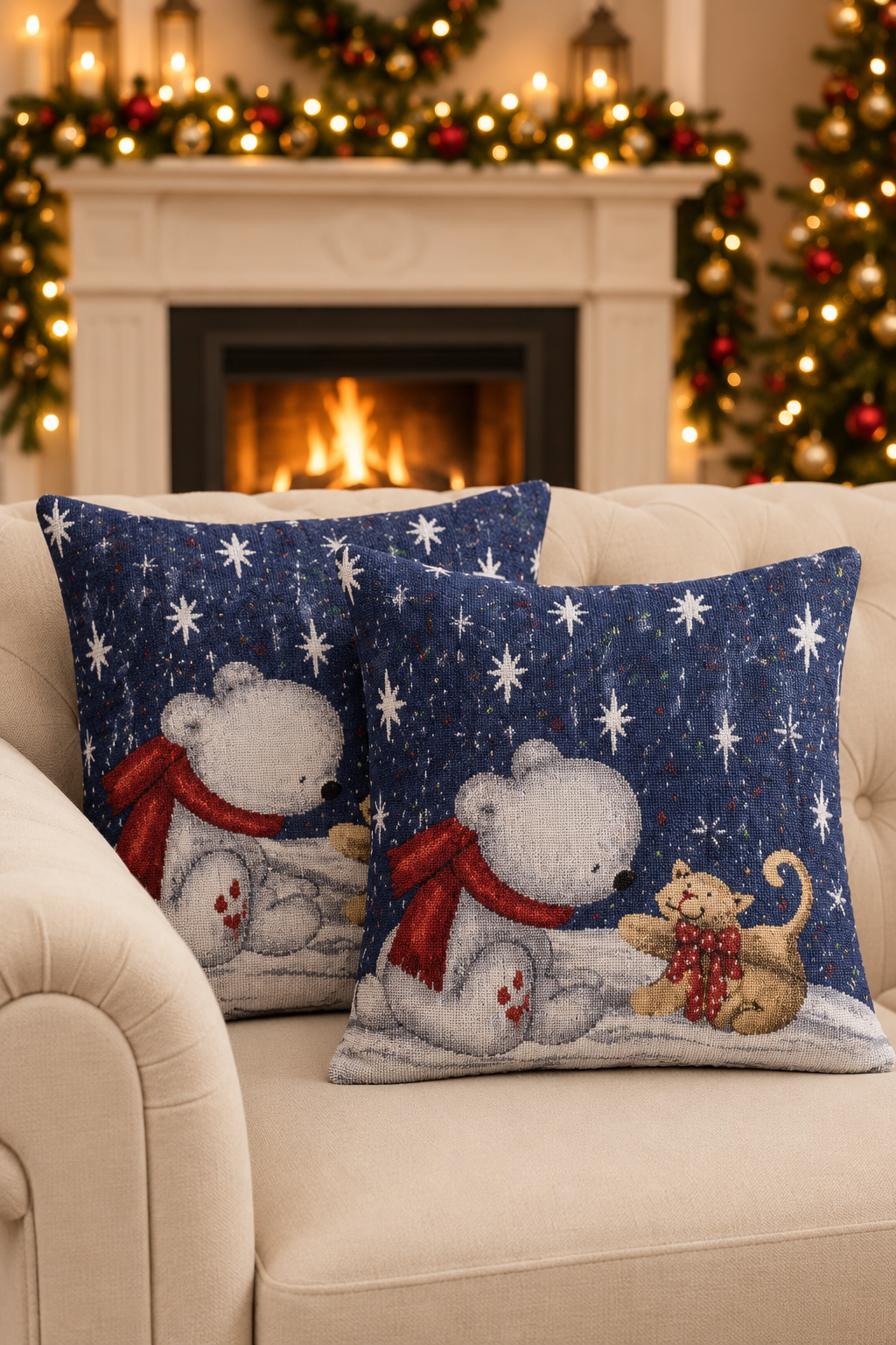 Cushion covers - Xmas edition jacuard
