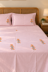 Bedsheets - King Premium Machine embroidery bedsheets MEK