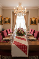 Table runner :  6 seater𝙻𝚎𝚗𝚐𝚝𝚑 𝟾𝟻 inch