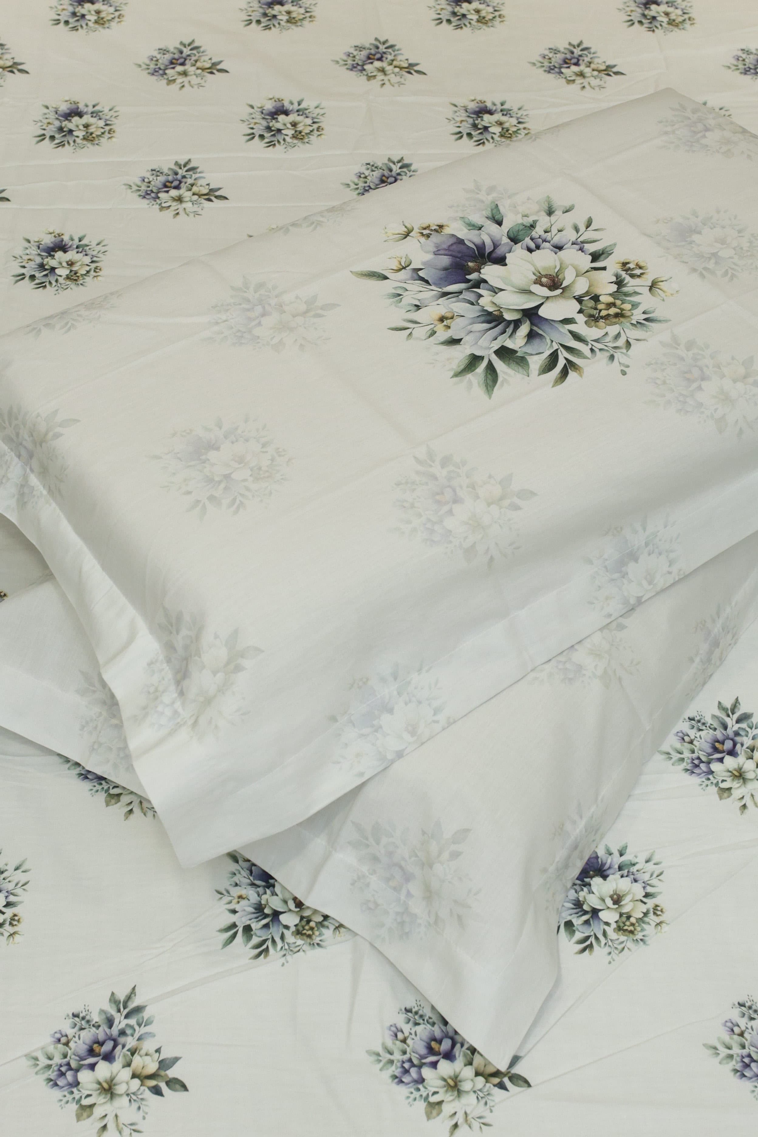 Bedsheets - King premium soft cotton bedsheet Digital Print DD   VATIKA
