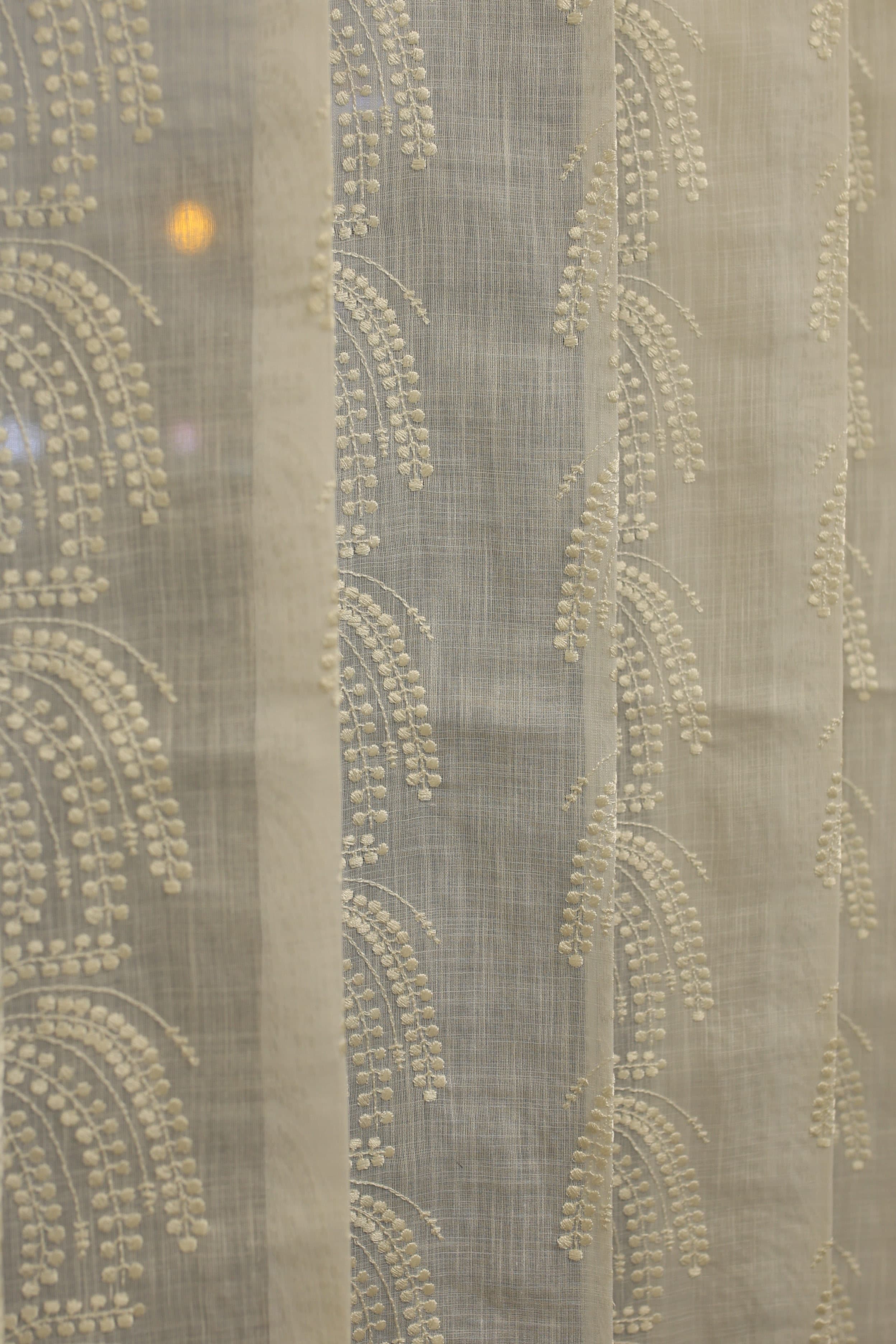 Curtains - Premium embroidery sheer curtains Meluha zinnia prebooking