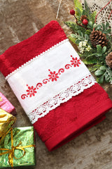 Towels : Embroidery Turkey towels Xmas edition