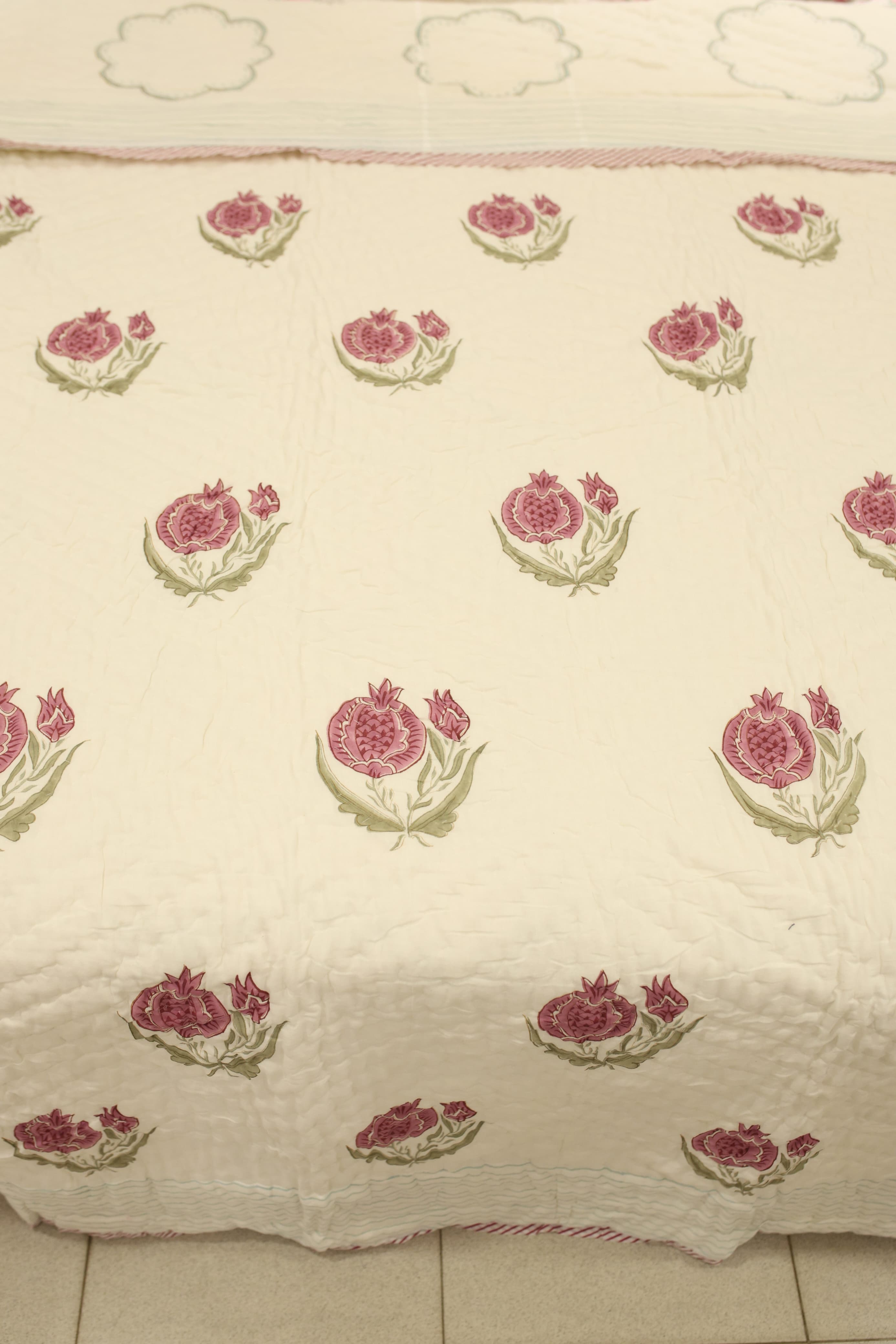 Premium Cotton handblock Print Double Quilt