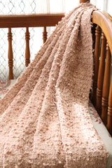 Textured Woven Cotton Sofa Throw