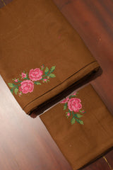 Bedsheets - Single Cross stitch embroidery bedsheets